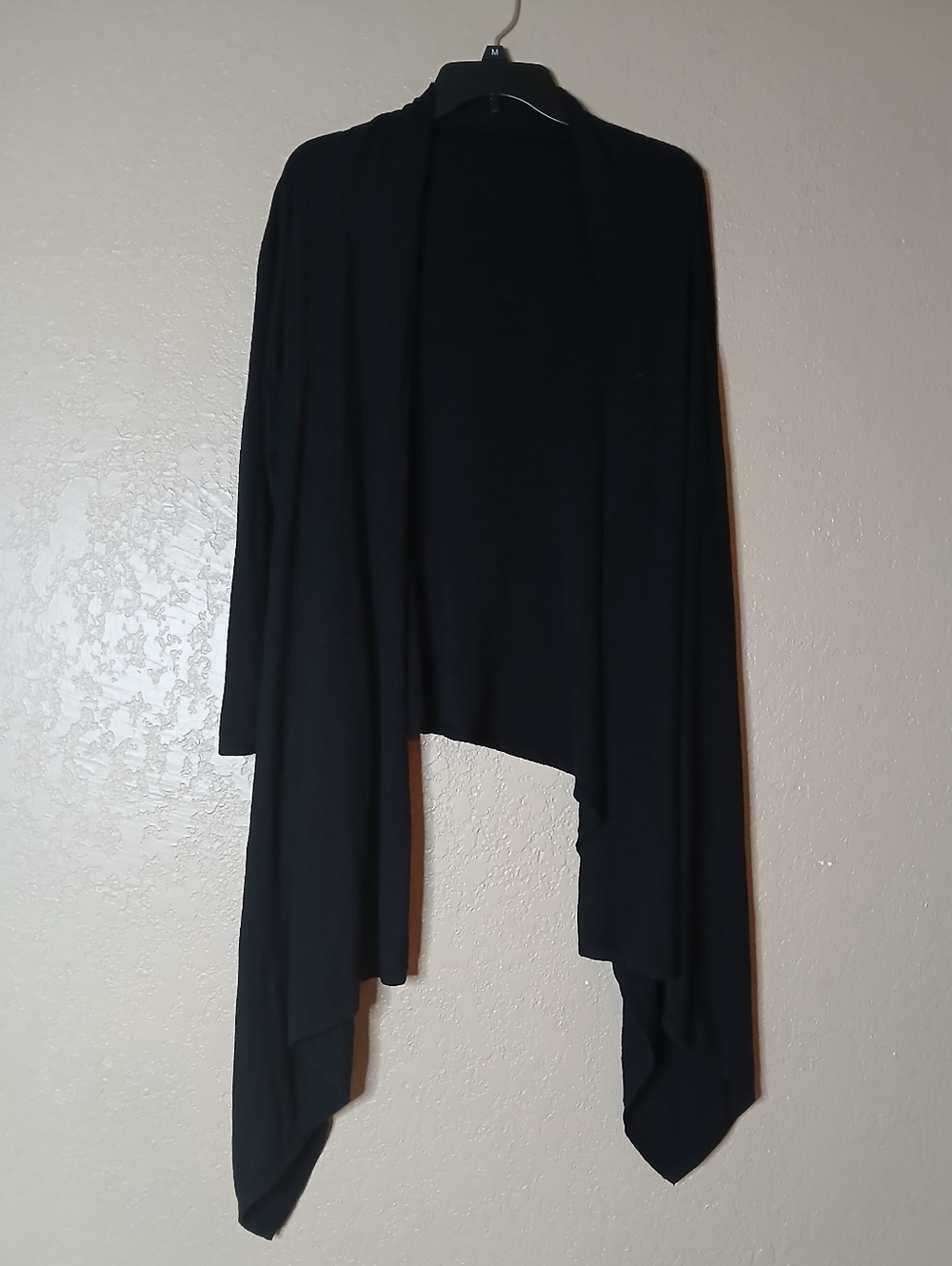 SISTERS EVERYDAY BEACH SHAWL BLANKET/WRAP BLACK Kimono Size Ĺ/XL